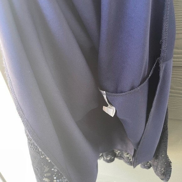 Endless Blu Lace Mini Dress Navy Size L - Picture 9 of 10